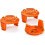 Worx Trimmer Replacement Spool Cap Covers (3 Pack) - Suitable For Worx Weed Eater xh 1