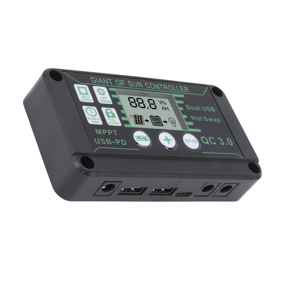 12V/24V Mppt Solar Charge Controller 10A Abs Auto Focus Regulator 9341338737840