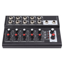 Compact 10-Channel Digital Mixer MIX5210 for Home Studio Recording UK Plug