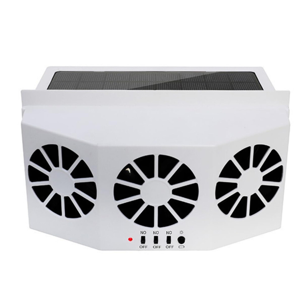 Solar-Powered Car Exhaust Fan Heat-Resistant Window Ventilator Easy Installation Energy-Efficient Air Circulation For Comfortable Driving 6276012322421