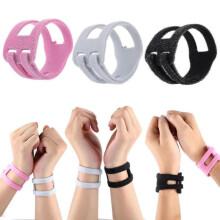 (Please refer to the instruction manual for use, Pink) Portable Adjustable Tfcc Sports Yoga Wrist Band Fitness Sprain Protection Soft