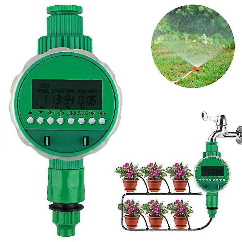 Automatic Watering Water Timer, Timer, Timer, Lcd Display, Digital Automatic Time-saving Irrigation