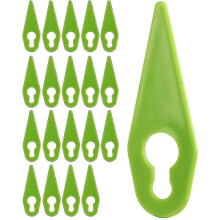 50x Genuine Gtech Strimmer Plastic Cutter Blades To Fit St04 St05 St20 Gt3.0 Gt4.0 Gt50 Grass Trimmer