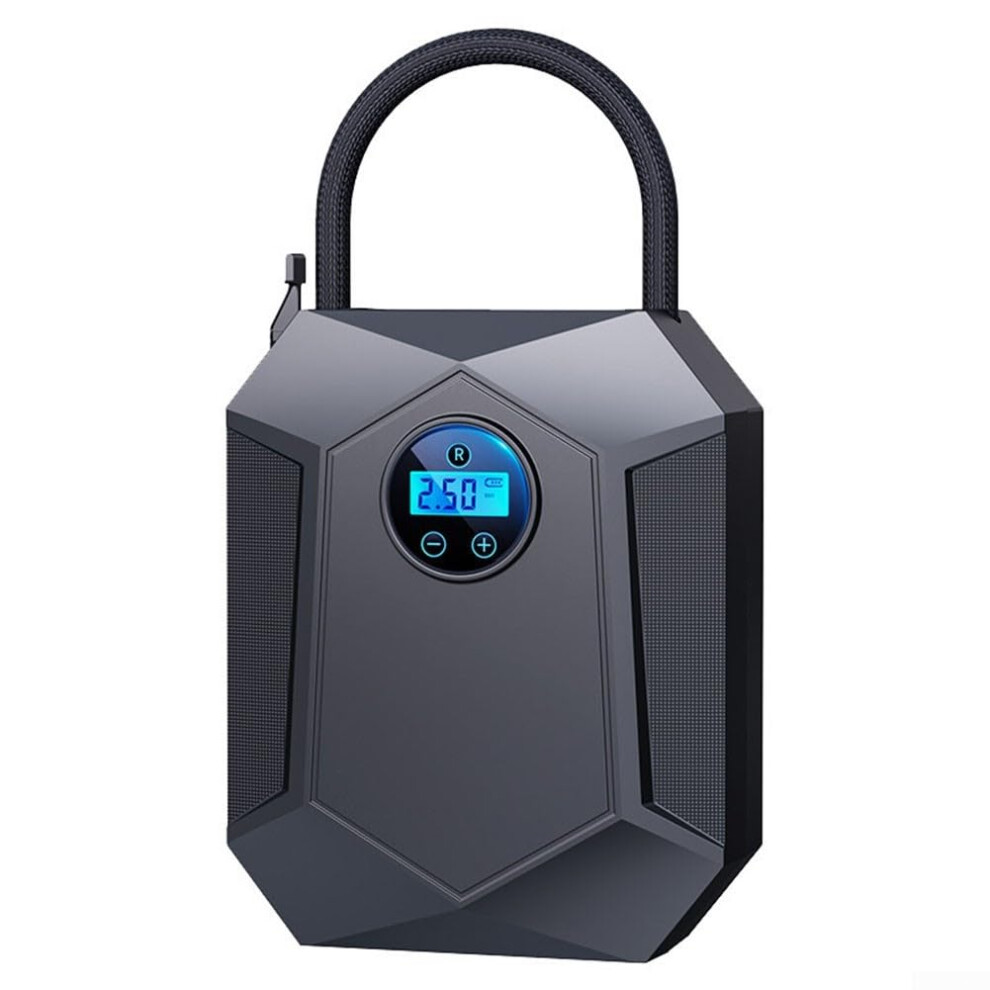 Digital Tire Inflator 12V With Fast Pumping, Built-In Led For Safety, Compact Design, Portable Air Compressor Light 6482260506944
