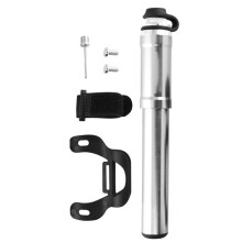 Bicycle Air Pump High Pressure, Portable Outdoor Wheel Pump for Car, Motorcycle, Scooter, Camping, White