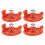 Pack Plastic Replacement Spool Cap Covers and Springs for Black and Decker Trimmer 1