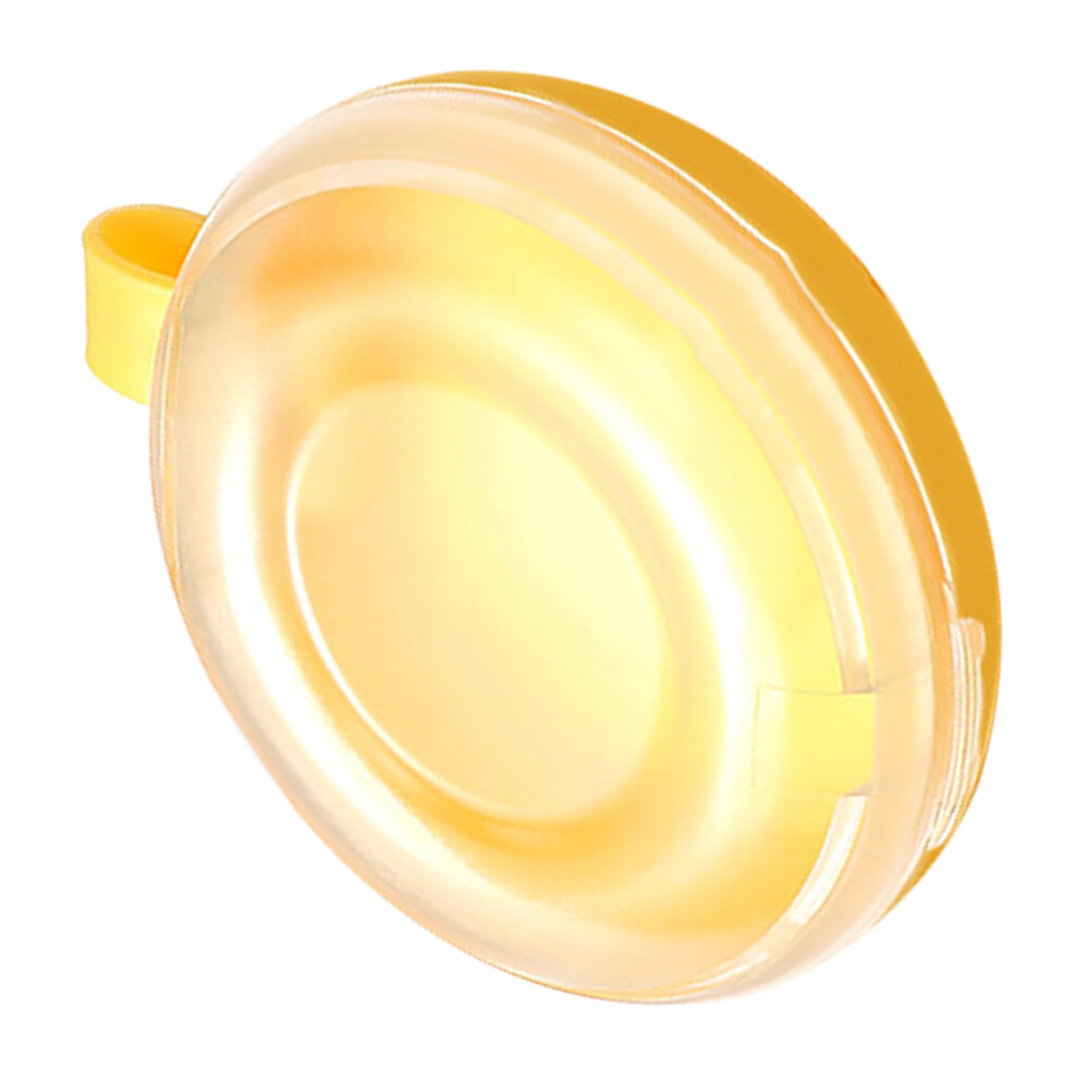 ABS Dentures & Retainer Storage Box, Yellow, 2.7x8cm Dustproof Case