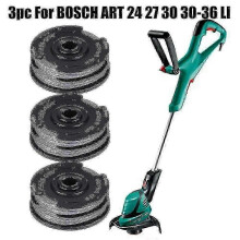 3 stuks voor Bosch ART 24/27/30/30-36 Li draadtrimmer vervangende snijdraadspoel 6m 1,6mm professioneel