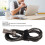 Anti-Theft PVC Laptop Lock Cable with 4-Dial Combination for Safety 4