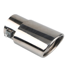 Exhaust Clamp Stainless Steel 63mm Car Exhaust Pipe for Pipe End Muffler Silver Compatible with Bolton Autos
