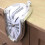 (silver)Creative desk type twisted clock melted clock table corner clock Roman numeral clock right angle retro deformed time and space clock 4