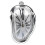 (silver)Creative desk type twisted clock melted clock table corner clock Roman numeral clock right angle retro deformed time and space clock 1