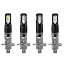 4X H1 6000K Super Helle Weiß 6000LM DRL LED Scheinwerfer Birne Kit Hohe-Strahl