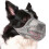 (S,grey)Adjustable Breathable Safety Dog Muzzle Anti-biting Anti-barking Anti-chewing Mesh Muzzles 2