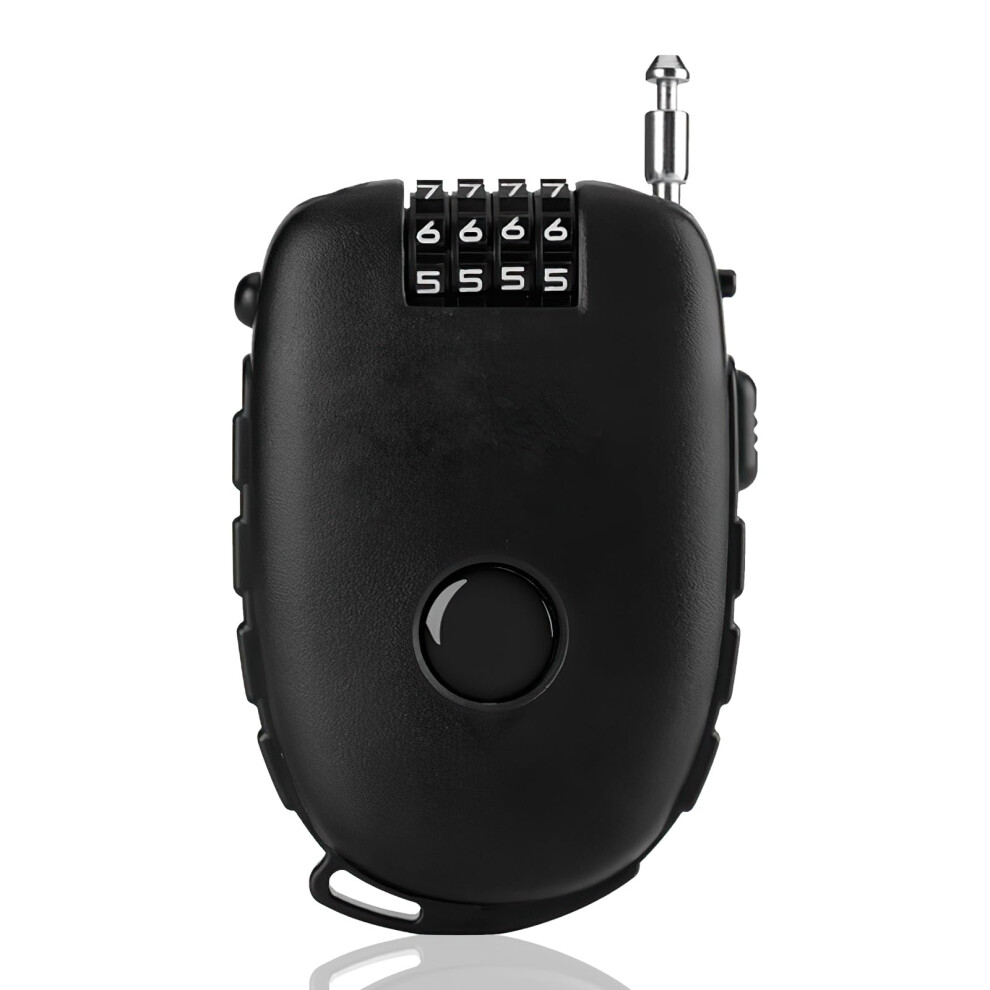 Helmet Lock With Combination Code, 70 Cm Cable Lock For Bicycle, Scooter, Pram, E-Bike, And Motorcycle 6276012323282