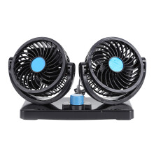Car Fan, Mini 5V USB Car Cooler Fan, 360-Degree Rotatable Double Head Fan for SUVs, Motorhomes, and Vehicles