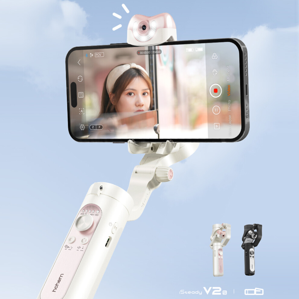 Smartphone Stabilizer iSteady V2S with Anti-Shake & 9h Battery Life-image-OPC-PJHG7BB-NEW