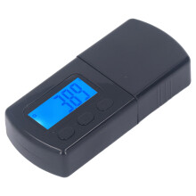 Digital Turntable Stylus Scale 5g/0.01g Pocket Jewelry Powder Scale Black
