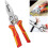 9 in 1 Wire Stripper with Current Measurement, Multifunctional Cable Shears for Cutting, Scraping and Voltage Testing Wires 1