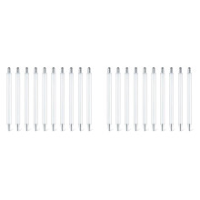 Sublimation Pen Blanks 20 Pack for Heat Transfer DIY Office Use, No Shrink Wrap, Compatible with Various Printers