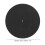 Black Rubber Record Mat - Reduce Vibration & Improve Bass Response 2