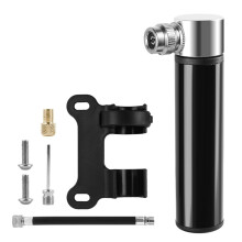 Kompakt Hochdruck-Fahrradpumpen für Pendler, Ergonomische Straßenluftpumpe, Schwarz, Leicht und Tragbar, Outdoor Nutzung