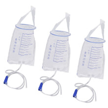 10PCS 1000ML Silicone Enema Bag Set Reusable Colon Cleaner for Women & Men