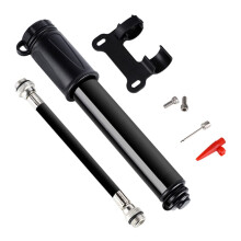 High Pressure Bike Pump with Basketball Adapter for American and French Valves, Portable for Home and Travel
