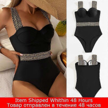 (XL, B8058) Lebanghui Push Up Women Swimsuit One Piece Sexy Swimwear Women Bath Suit Stitch Detail One-pieces Swimming Suit Bathing Suits