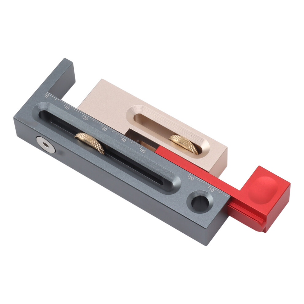 Jf06 Aluminium Alloy Table Saw Slot Adjuster Movable Measuring Block 3231338755714