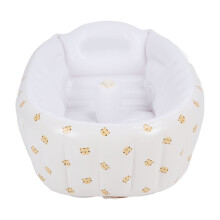 Baby Bath Tub with Built-in Pump Inflatable & Foldable Toddler Shower Seat