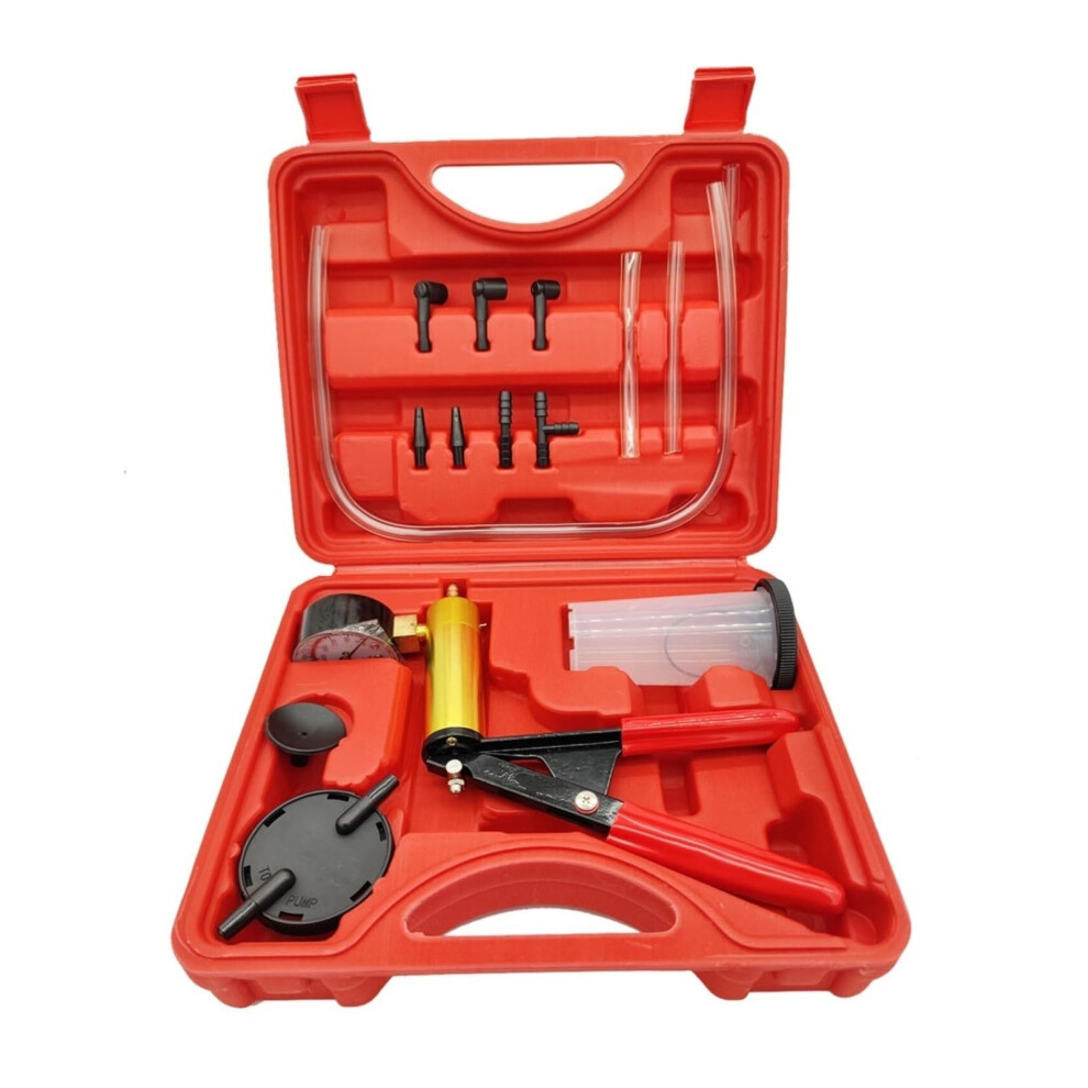Vacuum Pump Hvac Manual Brake Bleeder Kit With Vacuum Gauge And Tester Tools For Car Brake System Maintenance 6482260508498