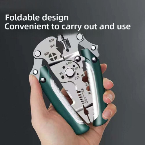 16-in-1 Wire Stripping Tool, Multifunctional, Foldable, Sharp Specialty Tools for Cutting and Stripping Wires 1