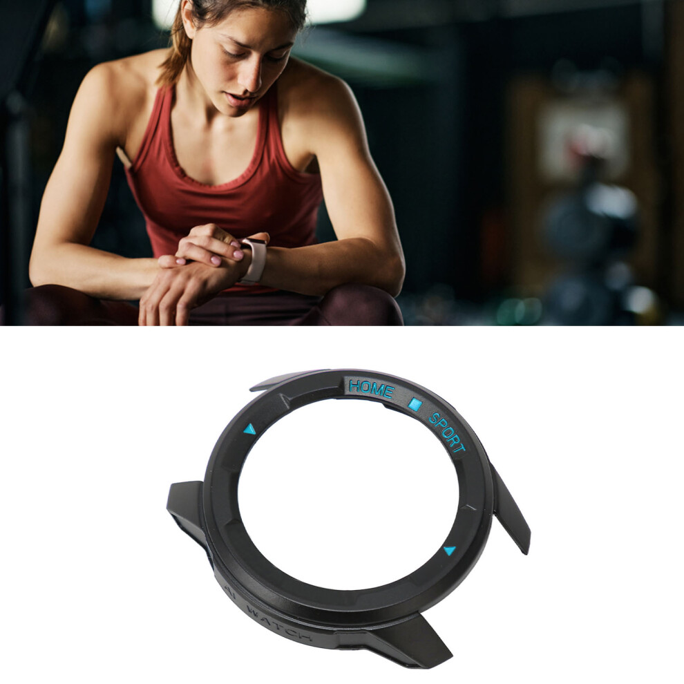Shockproof Plastic Cover For X1 Smart Watch Black & Blue Protection Blue,Black 8191338756928