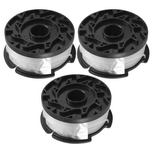 3Pcs Trimmer Spool for BLACK+DECKER AF-100-3ZP 0.065Inch Trimmer Line