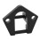Solid Aluminum RV Awning Base Foot Black for Sunchaser II Heavy Duty 15