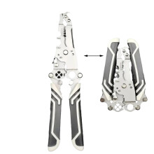 11 in 1 Wire Stripper Tool, Foldable Crimping Pliers for Cutting, Pulling, and Stripping Wires, Manual Electrician Pliers