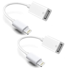 Lightning to USB Camera Adapter, MFi Certified USB 3.0 OTG Cable for iPhone, iPad, White