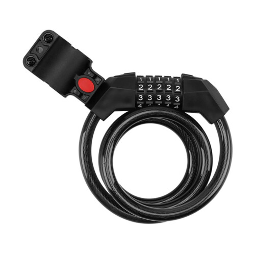 Waterproof Bicycle Lock with Cover, Security Lock for Bikes and Scooters, Rustproof and Durable Frame Mount Design