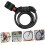 Waterproof Bicycle Lock with Cover, Security Lock for Bikes and Scooters, Rustproof and Durable Frame Mount Design 3