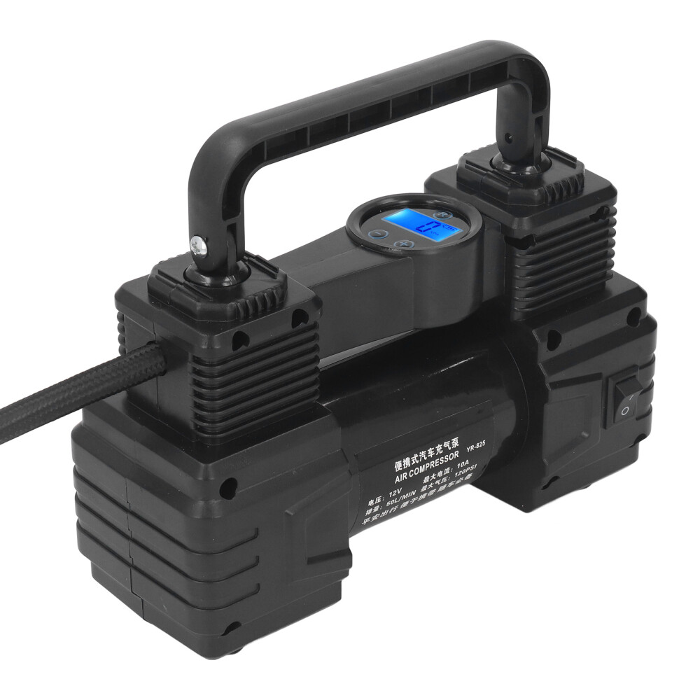 12V Heavy Duty Air Compressor Pump 120Psi With Led Light 4621338763571