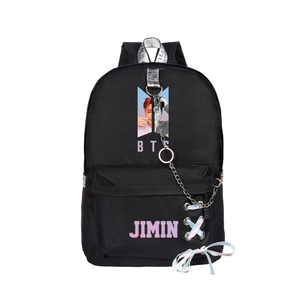 (JIMIN) Bangtan Bts Boys Backpack School Bookbag Student Travel Bag Rucksack Shoulder