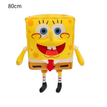 (80cm/31.50in) Toy Plush Spongebob Stuffed Animal Doll Kids Hugging Pillow Cotton Filled Pp