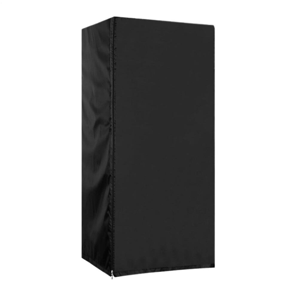 Fridge Cover 210D Waterproof Outdoor Dustproof Freezer Cover Black 61x76x170cm for Protection Against Weather and Debris-image-OPC-PJHH6H5-NEW