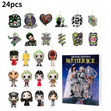 (Style H) Beetlejuice Calendar Christmas Advent Calendar 24 Day Flat Gift Xmas Ornaments