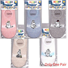 (Pink) Moomin Fack Socks For Women 1 Or 2 Pairs Choose Option 5 Multi Kinds Choice
