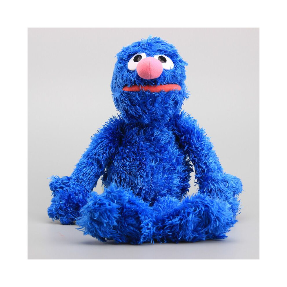 (Grover 36cm) Street Plush Sesame Elmo Zoe Ernie Oscar Cookie Grover Bird Toys Nwt