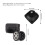 2pcs Black Luggage Wheels Replacement 360 Spin Quiet Casters 2