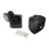 2pcs Black Luggage Wheels Replacement 360 Spin Quiet Casters 7