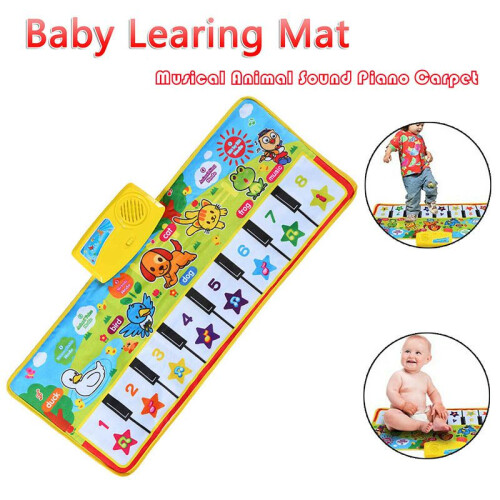 Gift Toy Kids Touch Play Learn Singing Piano Keyboard Music Carpet Mat Blanket 1